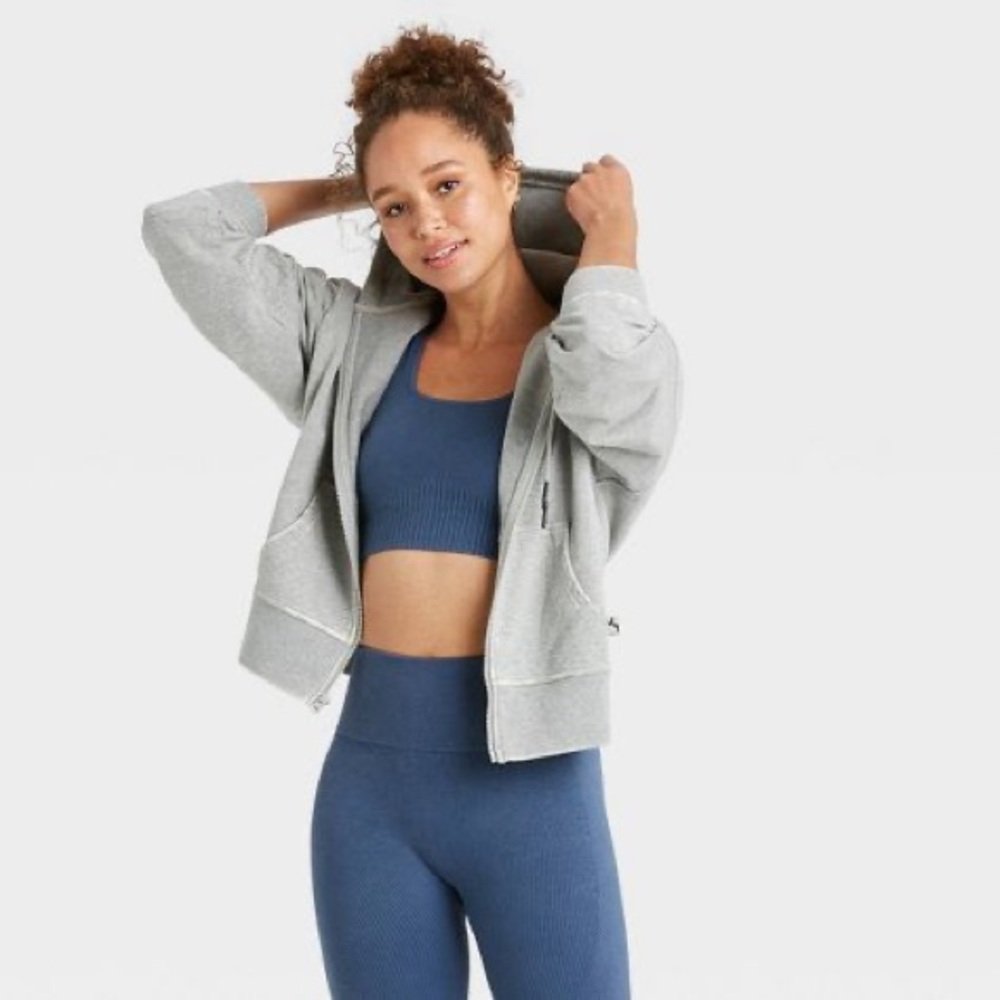 JoyLab French Terry Full Zip Hoodie
